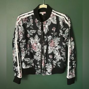 Floral bomber jacket